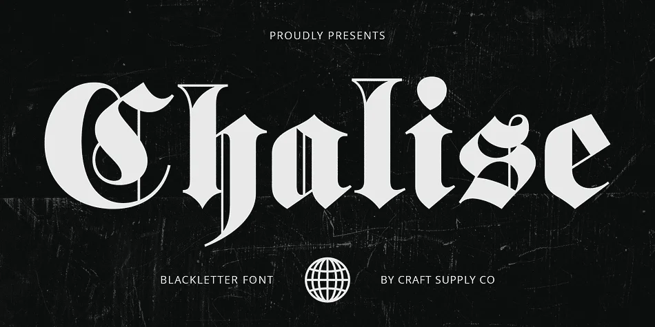 CS Chalise by Craft Supply Co. — Blackletter Font