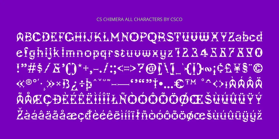 CS Chimera by Craft Supply Co. — Display Font — thumbnail 6
