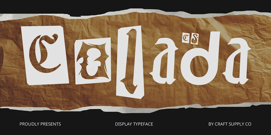 CS Colada by Craft Supply Co. — Display Font