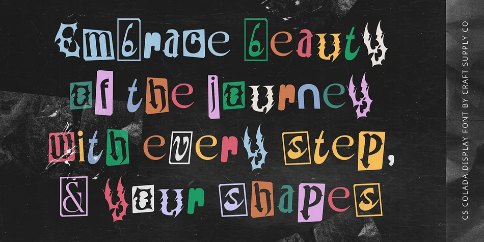 CS Colada by Craft Supply Co. — Display Font — thumbnail 5