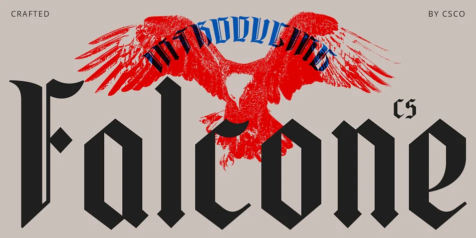 CS Falcone by Craft Supply Co. — Blackletter Font