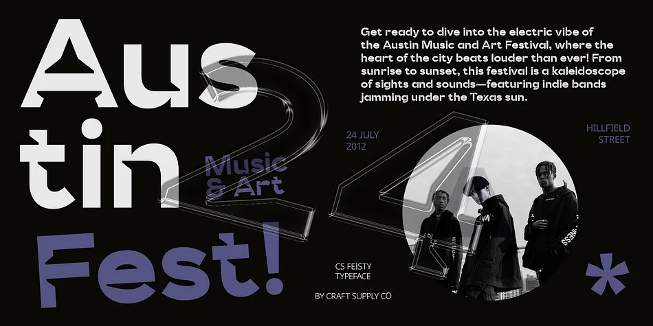 CS Feisty by Craft Supply Co. — Display Font — thumbnail 2