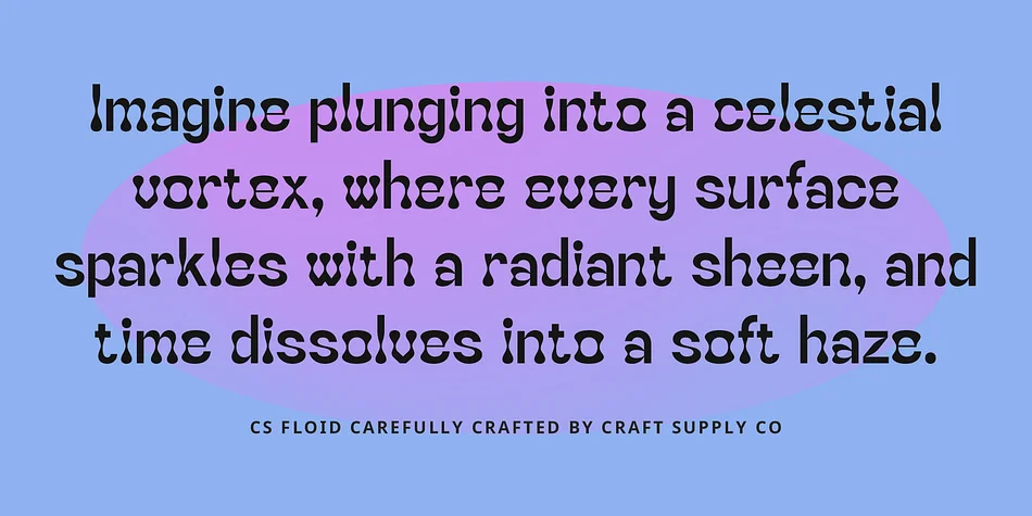 CS Floid by Craft Supply Co. — Display Font — thumbnail 3