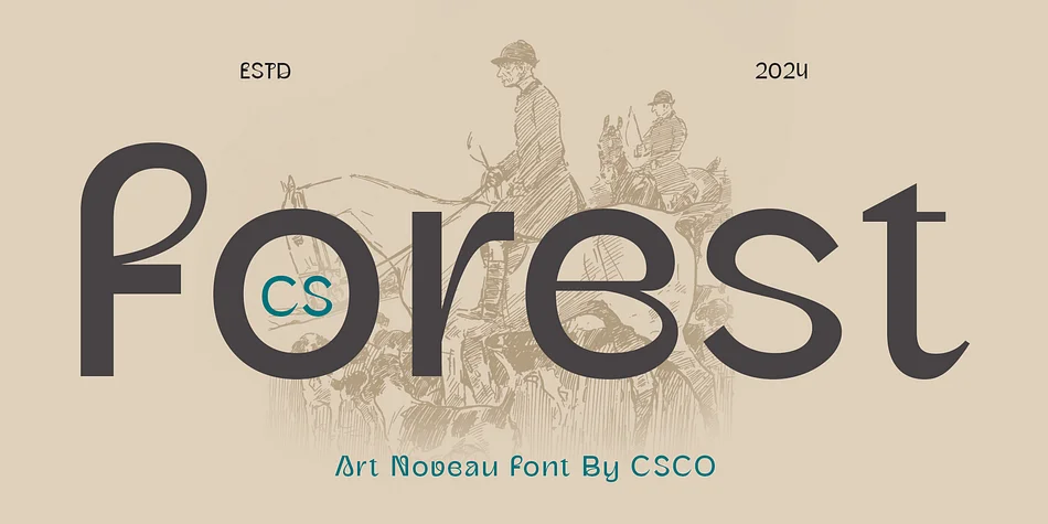CS Forest by Craft Supply Co. — Display Font