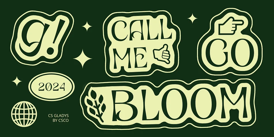 CS Gladys by Craft Supply Co. — Decorative Font — thumbnail 5