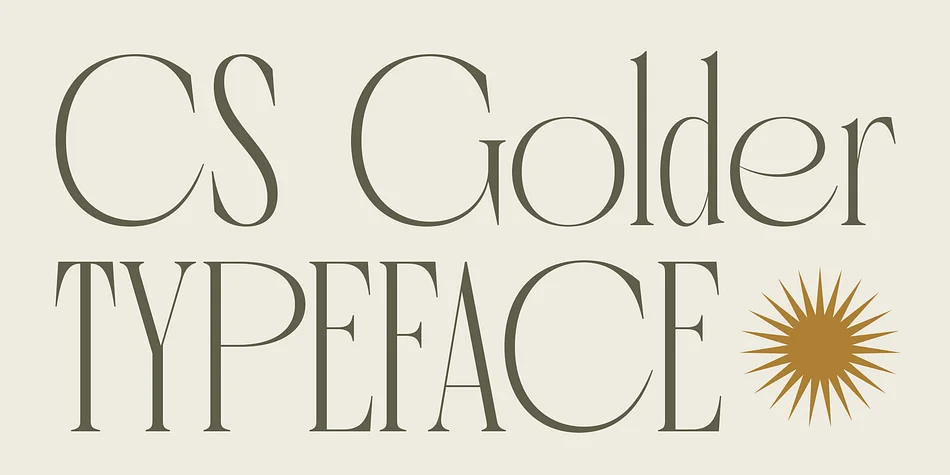 CS Golder by Craft Supply Co. — Decorative Font