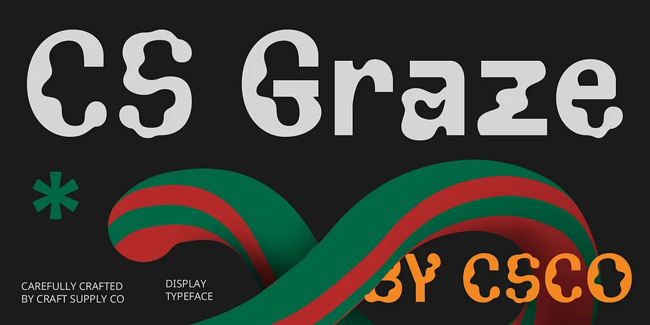 CS Graze by Craft Supply Co. — Display Font