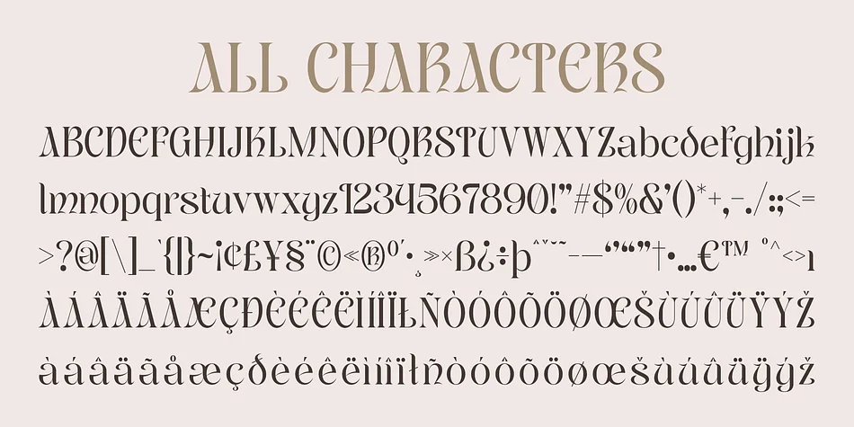 CS Harmony by Craft Supply Co. — Decorative Font — thumbnail 6