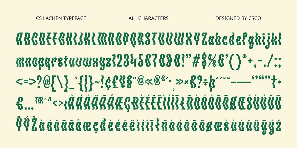 CS Lachen by Craft Supply Co. — Display Font — thumbnail 6