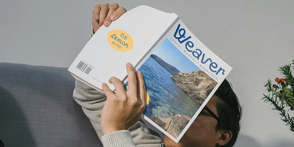 CS Lemon by Craft Supply Co. — Display Font — thumbnail 4