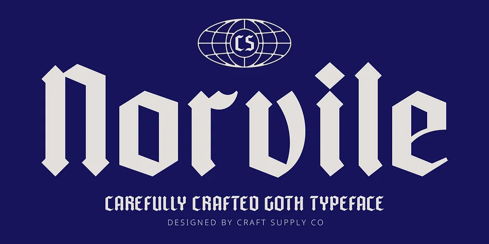 CS Norvile by Craft Supply Co. — Blackletter Font