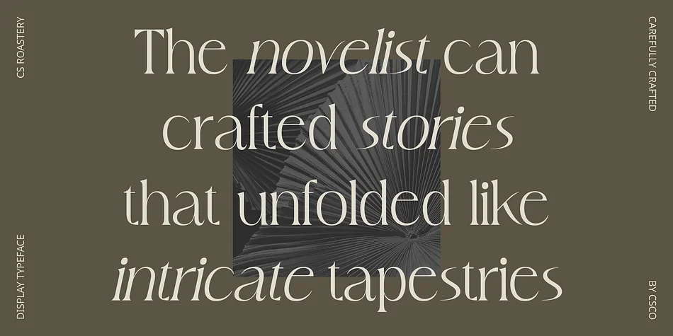 CS Roastery by Craft Supply Co. — Decorative Font — thumbnail 2