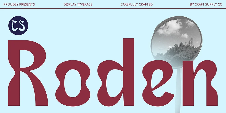 CS Roden by Craft Supply Co. — Display Font
