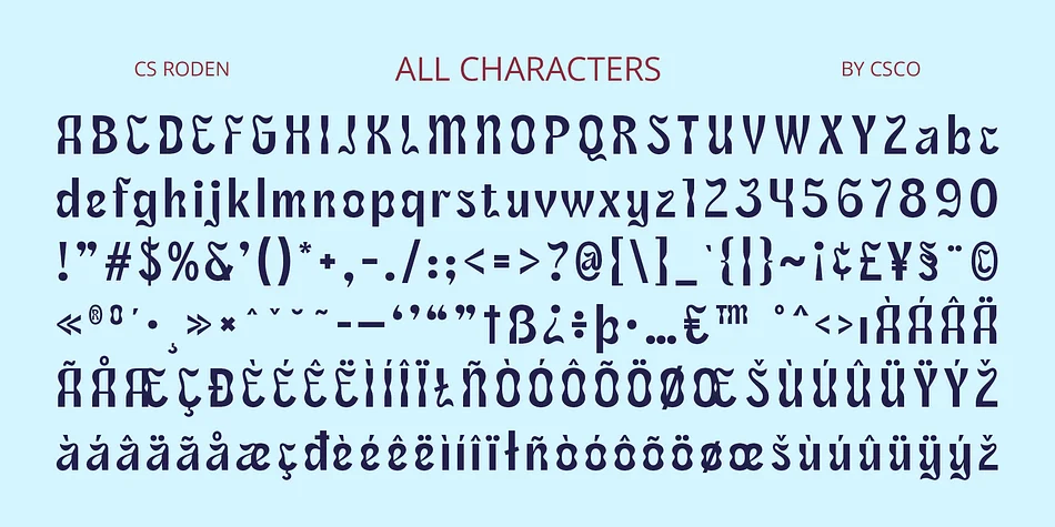 CS Roden by Craft Supply Co. — Display Font — thumbnail 6
