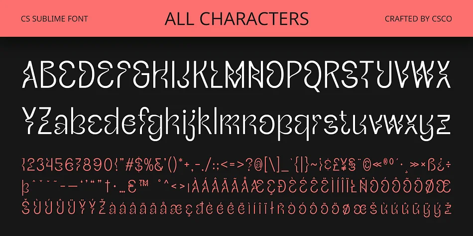 CS Sublime by Craft Supply Co. — Display Font — thumbnail 6