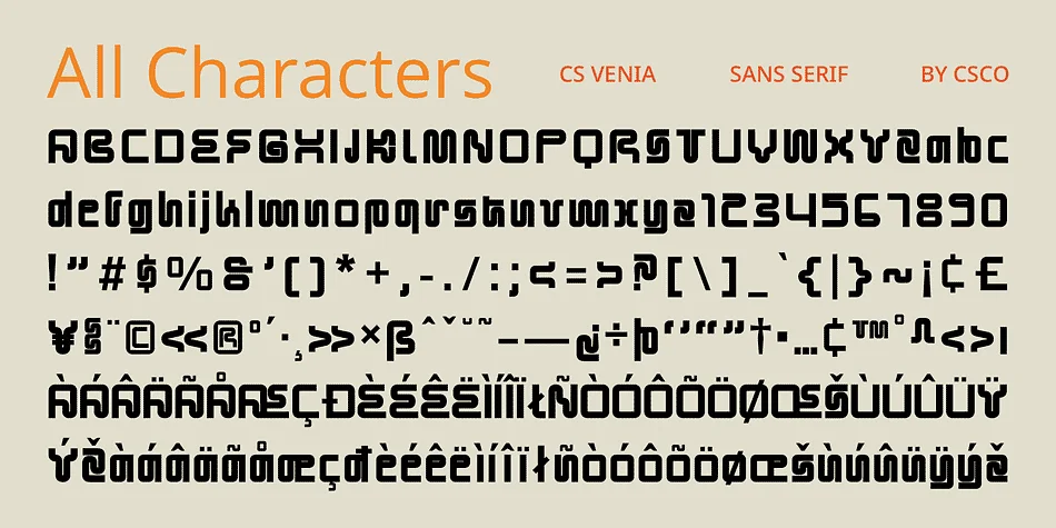 CS Venia by Craft Supply Co. — Display Font — thumbnail 6