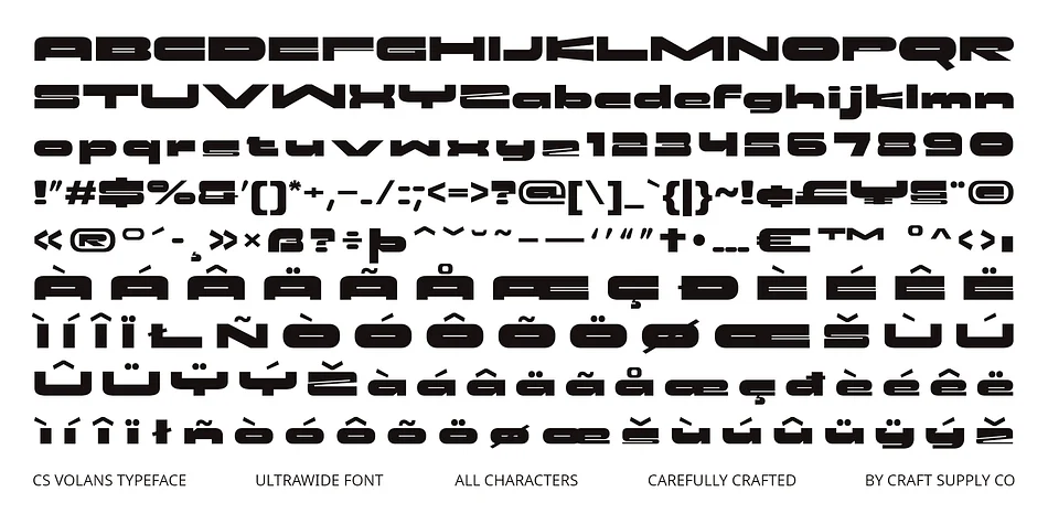 CS Volans by Craft Supply Co. — Display Font — thumbnail 6