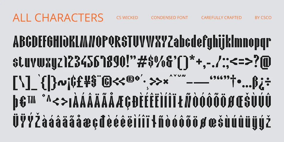 CS Wicked by Craft Supply Co. — Display Font — thumbnail 6