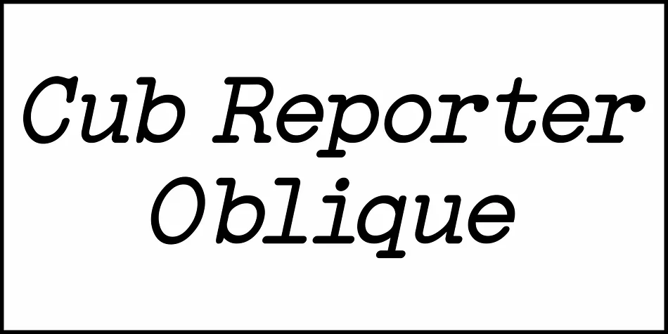 Cub Reporter JNL by Jeff Levine Fonts — Decorative Font — thumbnail 4
