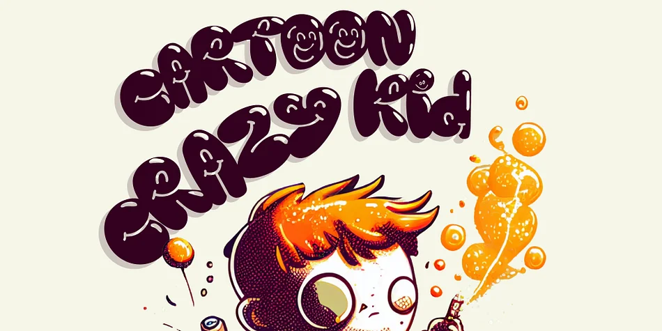 CUTE BALLOON by Artyway — Display Font — thumbnail 4