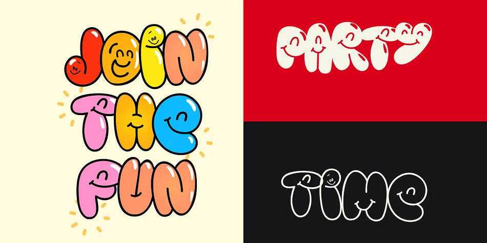 CUTE BALLOON by Artyway — Display Font — thumbnail 5