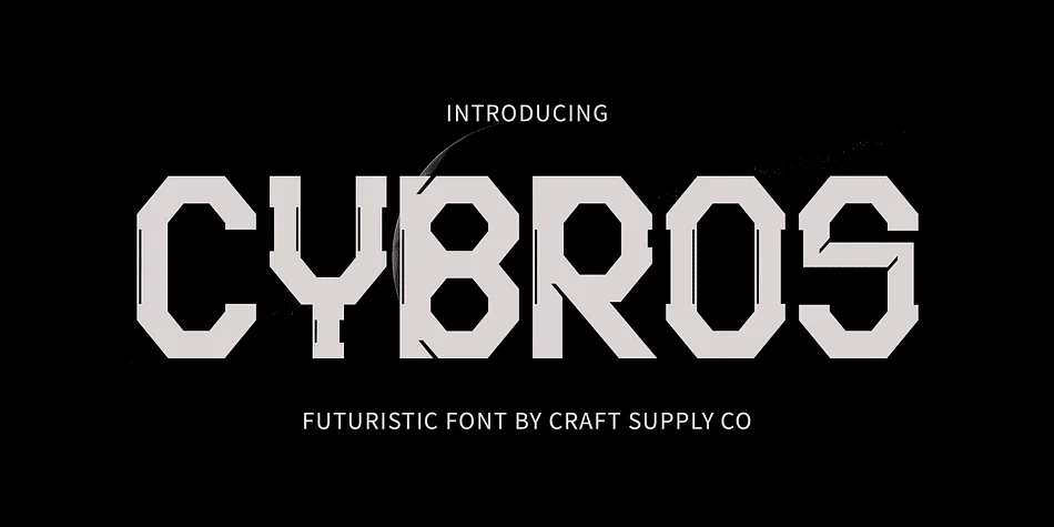 Cybros by Craft Supply Co. — Display Font
