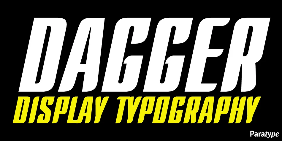 Dagger by ParaType — Display Font