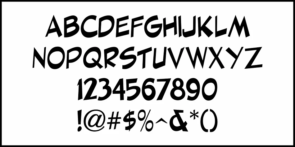 DAILY FUNNIES JNL by Jeff Levine Fonts — Display Font — thumbnail 3