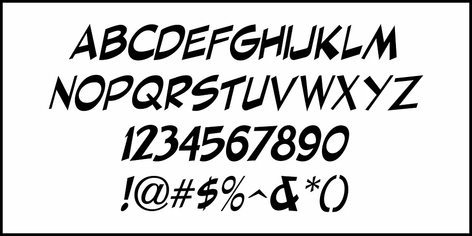 DAILY FUNNIES JNL by Jeff Levine Fonts — Display Font — thumbnail 5