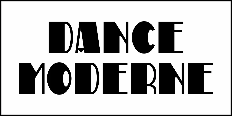 Dance  Moderne JNL by Jeff Levine Fonts — Decorative Font — thumbnail 2