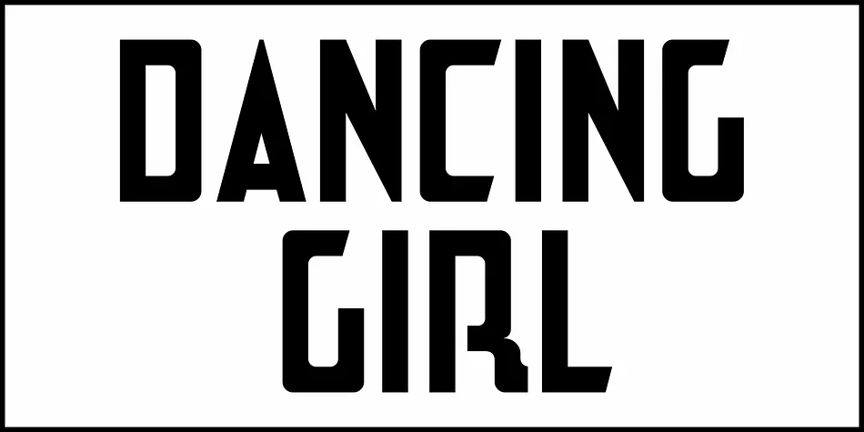 DANCING GIRL JNL by Jeff Levine Fonts — Display Font — thumbnail 2