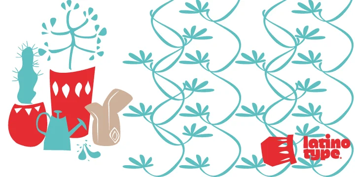 Dans Le Jardin by Latinotype — Dingbats Font
