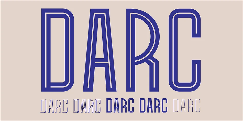 Darc by JC Design Studio — Display Font