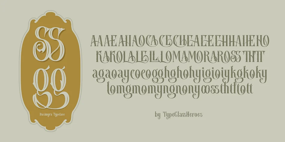 Dasimyra by TypeClassHeroes — Decorative Font — thumbnail 10