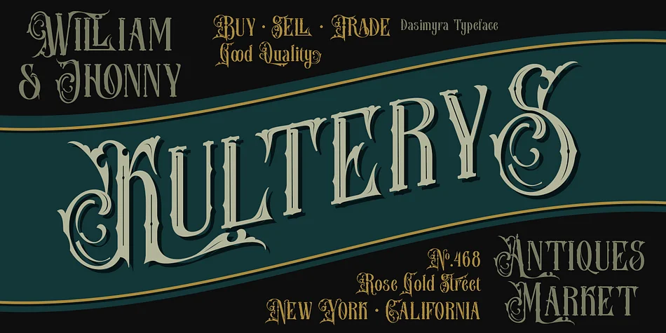 Dasimyra by TypeClassHeroes — Decorative Font — thumbnail 3