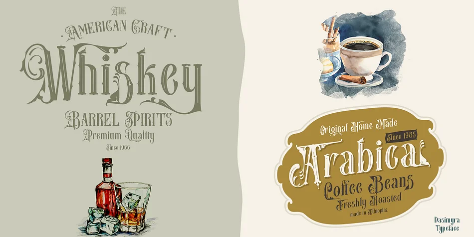 Dasimyra by TypeClassHeroes — Decorative Font — thumbnail 6