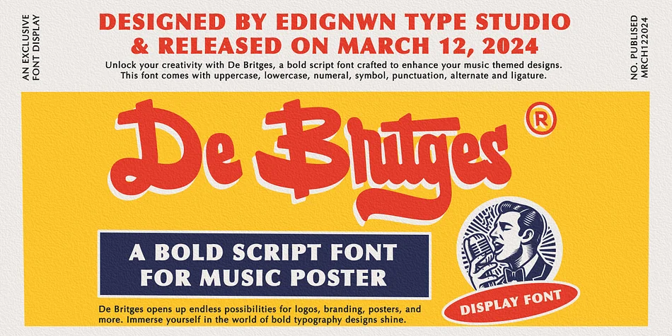 De Britges by Edignwn Type — Script Handwritten Font