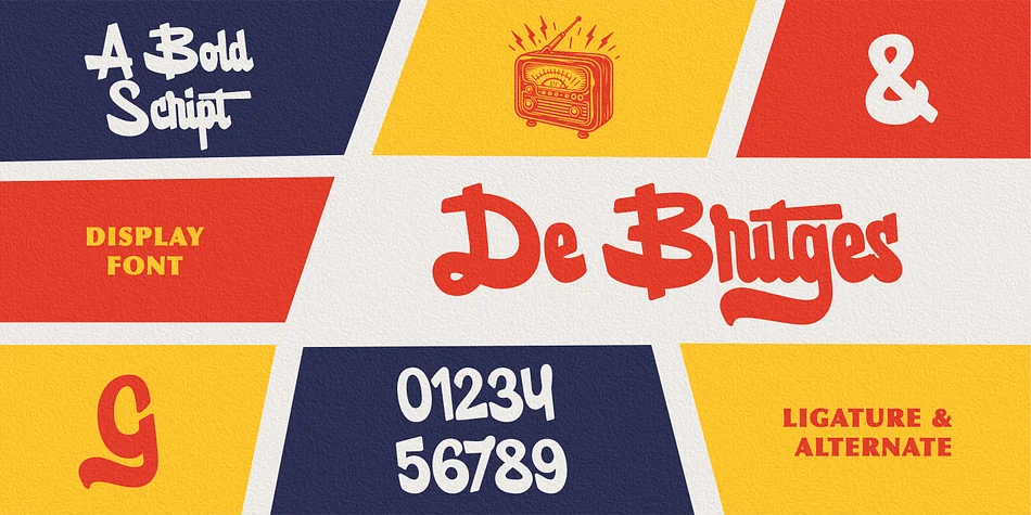 De Britges by Edignwn Type — Script Handwritten Font — thumbnail 7
