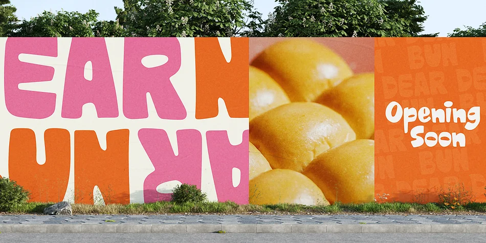 Dearbun by Littlehand — Display Font — thumbnail 3
