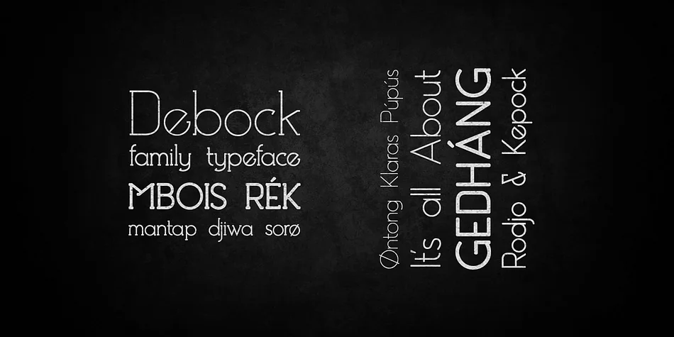 Debock by Tama Putra — Display Font — thumbnail 6