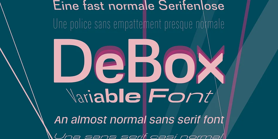 DeBox by ingoFonts — Display Font