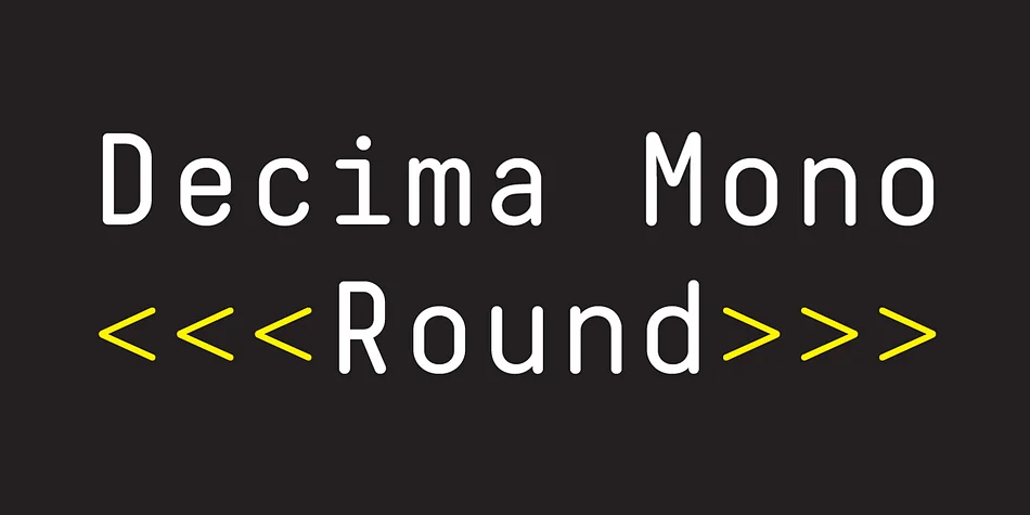 Decima Mono Round by TipografiaRamis — Decorative Font