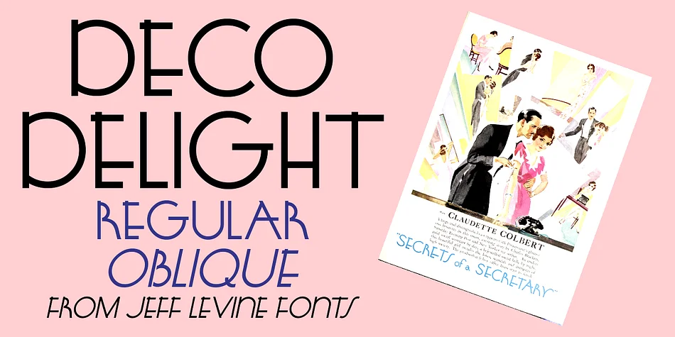 Deco Delight JNL by Jeff Levine Fonts — Decorative Font