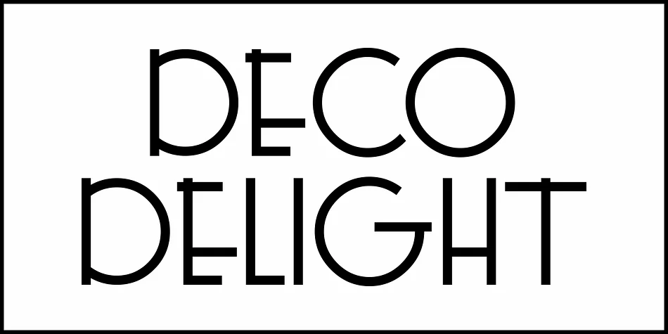 Deco Delight JNL by Jeff Levine Fonts — Decorative Font — thumbnail 2