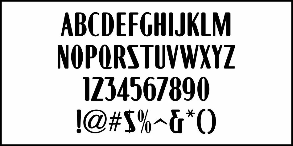 DECO FILM AD JNL by Jeff Levine Fonts — Decorative Font — thumbnail 3