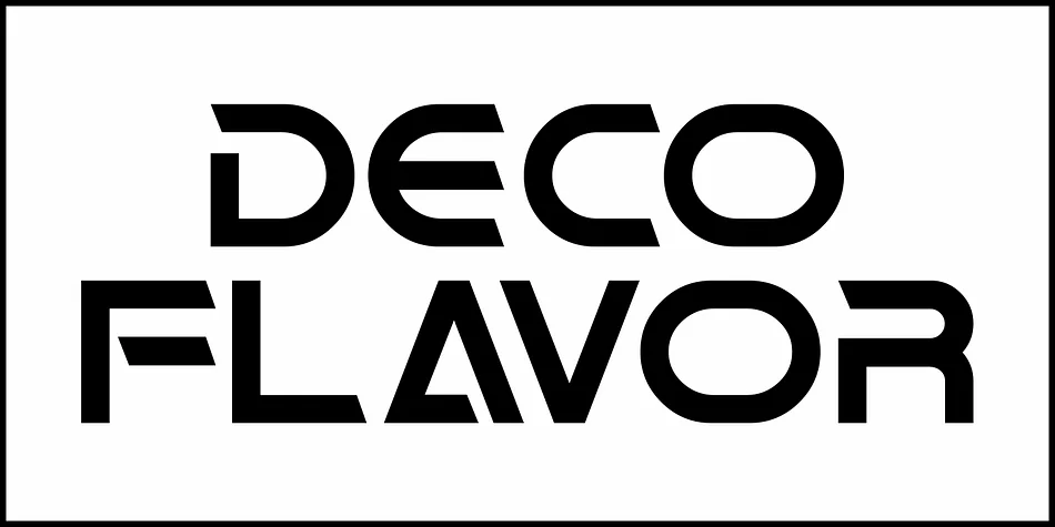 DECO FLAVOR JNL by Jeff Levine Fonts — Decorative Font — thumbnail 2