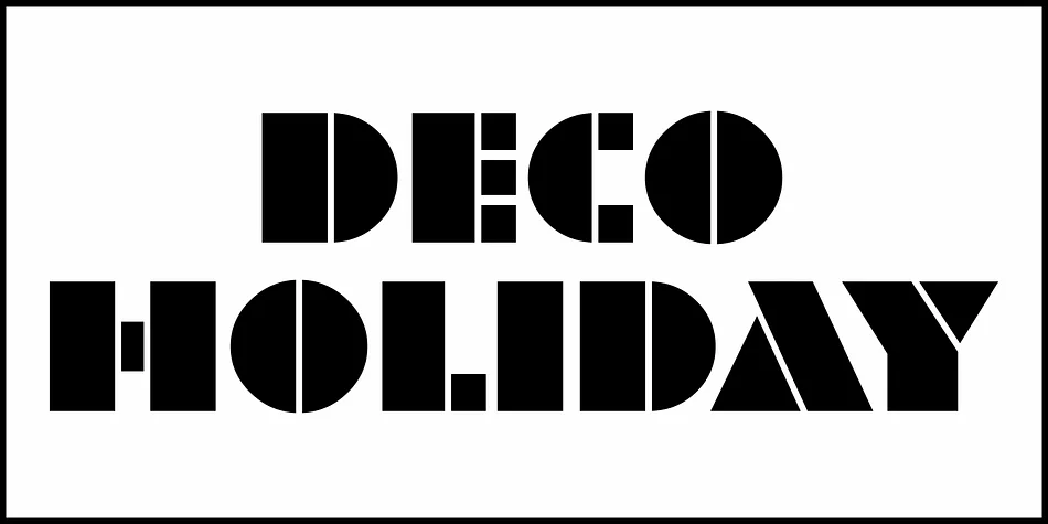 DECO HOLIDAY JNL by Jeff Levine Fonts — Decorative Font — thumbnail 2