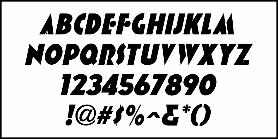 DECO POWER JNL by Jeff Levine Fonts — Decorative Font — thumbnail 5