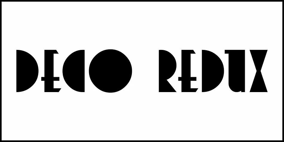 DECO REDUX JNL by Jeff Levine Fonts — Decorative Font — thumbnail 2