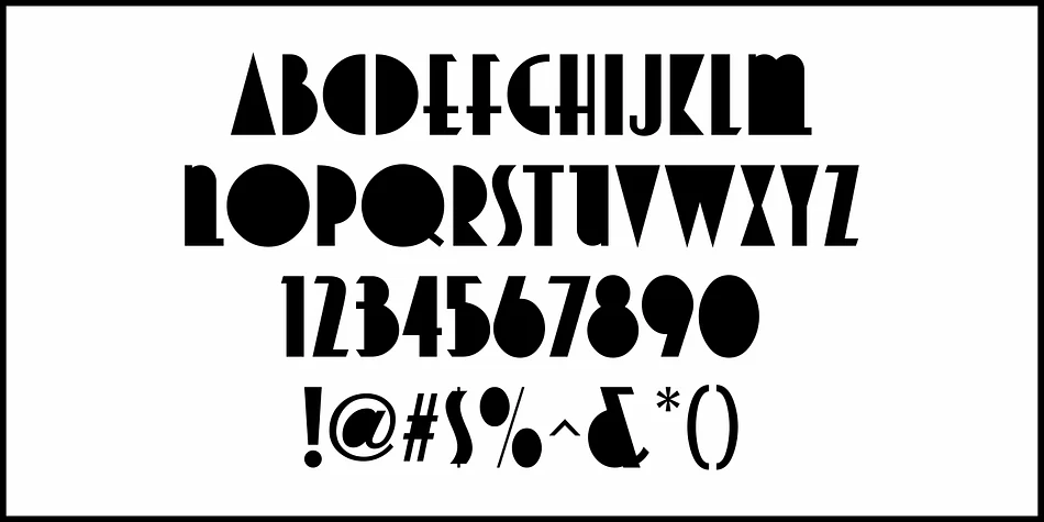 DECO REDUX JNL by Jeff Levine Fonts — Decorative Font — thumbnail 3